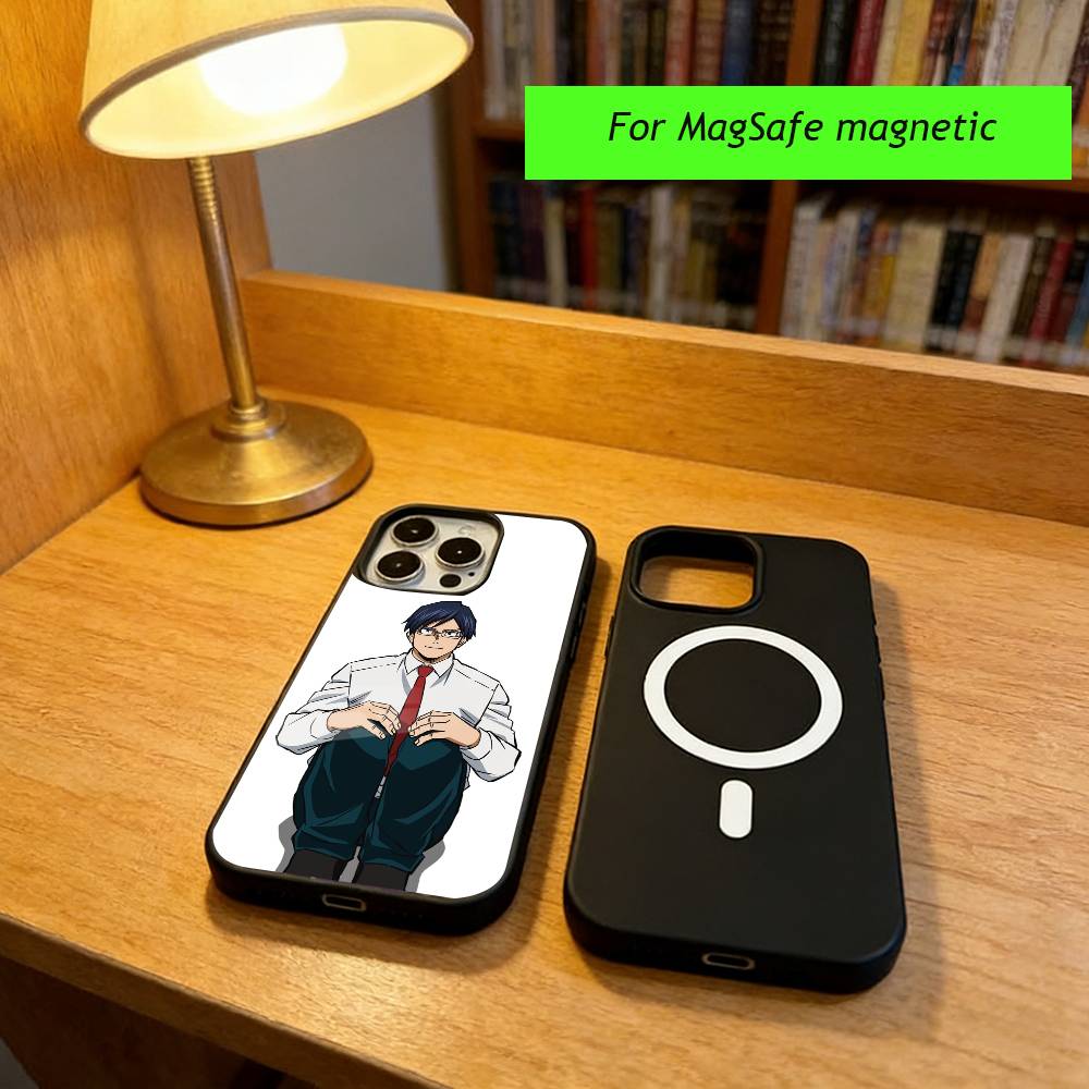 Anime M-My Hero Academia Phone Case For iPhone17,16,15,14,13,12,11 Plus,Pro Magnetic For Magsafe Wireless Charging