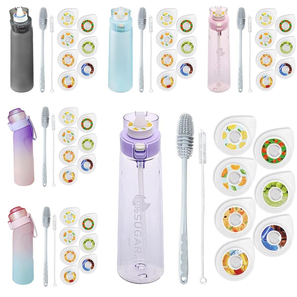 Sports Tritan Water Bottle With Flavor Infuser Rings And Antileak Design For Gym And Office Use