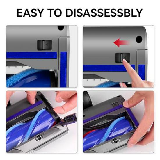 Электрическая напольная насадка Dyson-совместимая, зеленая, с подсветкой для обнаружения пыли, для V6-V11, V15