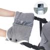 Зимние перчатки для беременных, перчатки для коляски Mommy Baby с карманом для телефона и сумкой для салфеток, ветрозащитные, для защиты рук, теплые варежки с антифризом