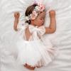 Toddler Baby Girls Bow Mesh Dress Baby Photography Decorative Dress