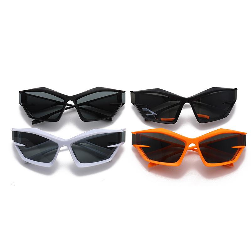 Солнцезащитные очки Trend Punk, женские футуристические очки особой формы, мужские персонализированные ветрозащитные очки, солнцезащитные очки