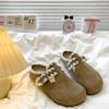 Ленивый с юбкой ретро Birkenstock полутапочки сезон новый популярный сумка с плоским дном головные тапочки женская одежда