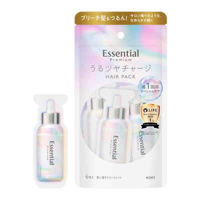 Essential The Beauty Текстура волос Красота Увлажняющий и придающий блеск Заряд для волос 9 г x Цветочный Люкс Формула для барьера волос Пакет, 6, Аромат,