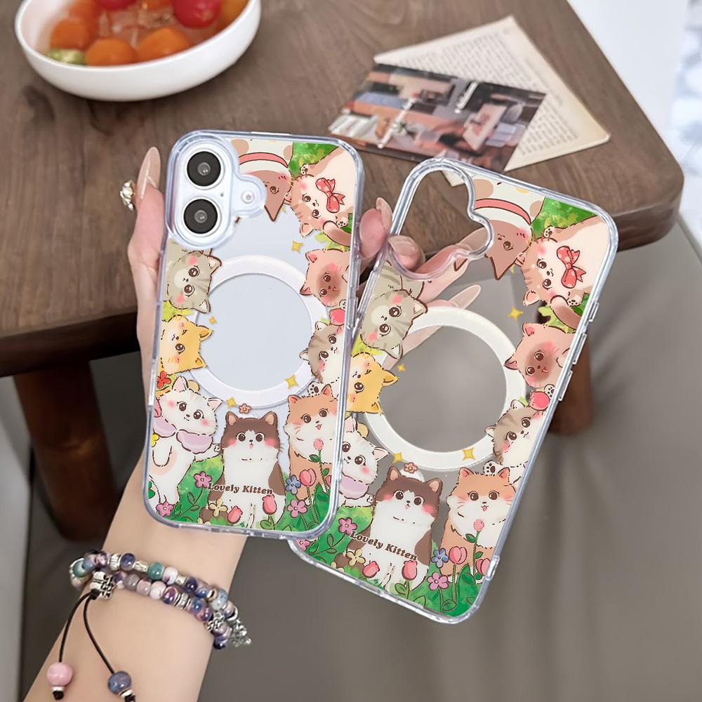 Магнитный чехол для телефона для iPhone 11 12 13 iPhone 13 14 15 Pro 15 16 Pro Max Samsung A15 A16 A25 A26 A55 A56 S25 S24 S22 S23 Ultra S25 Edge