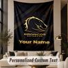 Custom Text Tapestry Brisbane Broncos Print Wall Tapestry Indoor Living Room Wall Decor