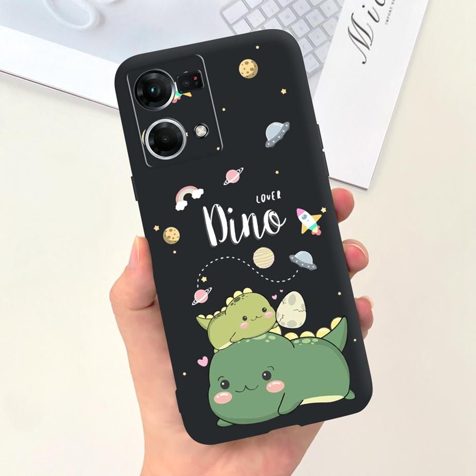Чехол для Oppo Reno7 4G Чехол Oppo F21 Pro CPH2363 Стильный чехол с конфетным рисунком Мягкий силиконовый чехол для телефона Для Oppo Reno 7 F21Pro 4G