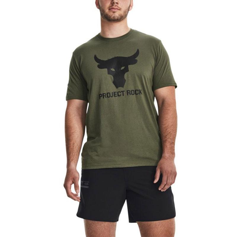 Under Armour Проект Футболка Мужская Зеленая 1380520-390