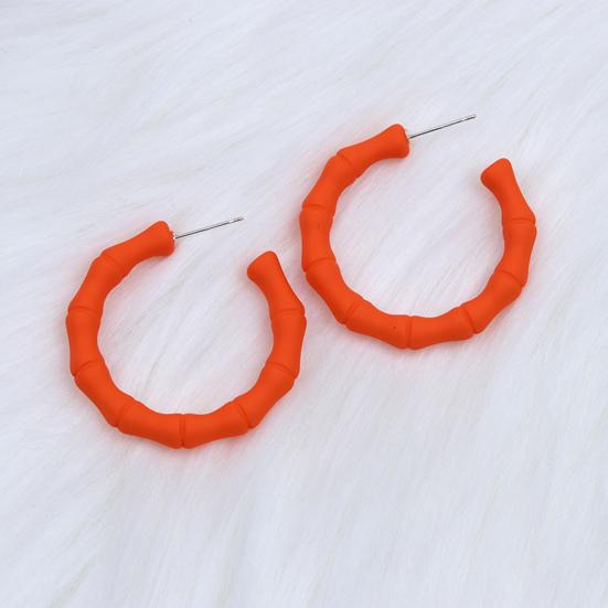 1 пара женских одинарных сережек-кольца, модные милые стильные акриловые круглые серьги ярких цветов, праздничное платье, украшения для ушей, аксессуары на день рождения