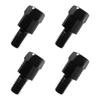 KDSSYFT Motorcycle Mirror Adapter, Set of 4, Screw Conversion Adapter, Extension Adapter, Positive and