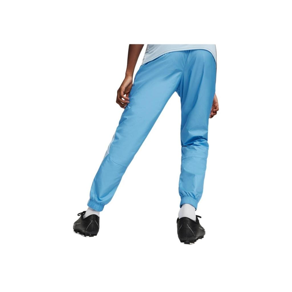 Puma Манчестер Сити Mcfc Prematch тканые брюки цветные блоки повседневные эластичный пояс тканые трикотажные спортивные брюки мужские брюки синий серебристо-серый 774373-02