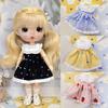Fashion Dolls Outfits Dresses Handmade Dolls Sleeveless Tops for 1/11 OB11 Dolls/for 1/12 BJD