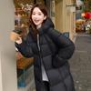 Autumn Winter Thicken Warm Parka Women Casual Sweety Solid Color Big Pocket Loose Long Hooded Coat Jackets Outwear
