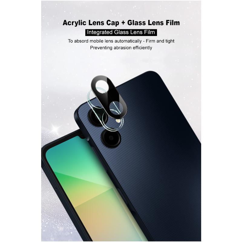Для Samsung Galaxy A06 4G стекло IMAK высокой четкости стеклянная пленка для объектива черная версия
