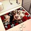 Marilyn Monroe Print Rug, Washable Floor Carpet, For Entryway Dorm Laundry Room Office Study, Home Decor Birthday Christmas Gift
