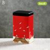 Жестяная коробка для хранения Герметичная банка для чая Маленькая квадратная банка для кофе Контейнер для чайных листьев Банки Маленькие жестяные коробки для хранения специй