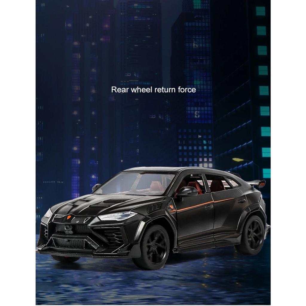 1/24 Lamborghini URUS Bison Mansory SUV литая игрушечная модель автомобиля со звуком и светом детские игрушки коллекционные предметы подарок на день рождения