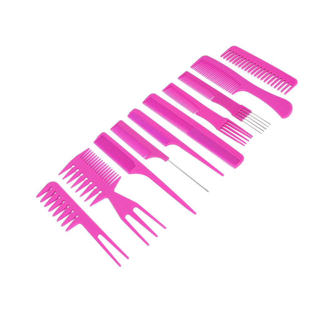 10 шт. Расческа для волос Эргономичная ручка Премиум АБС Стабильная Прочная Широкое применение Стайлинговая расческа для дома Парикмахерский салон