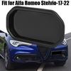 Front Grille ACC Forward Radar Cover Cap for 2017-2023 2024 Alfa Romeo Stelvio.