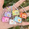 Creative Diy Camera Toy Pendant Cartoon Camera Hanging Decoration Accessories Cartoon Mini Model Bag Key Accessory Gifts