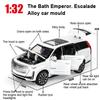 1/32 Cadillac Escalade Модель автомобиля из сплава с высокой имитацией, литая игрушка со звуком и светом, инерционные транспортные средства, декоративные игрушки для детей