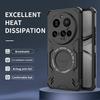 Для Xiaomi 15 15 Ultra Механический Супер Охлаждающий Магнитный Беспроводной Зарядки Поддержка Ударопрочный Чехол для Телефона