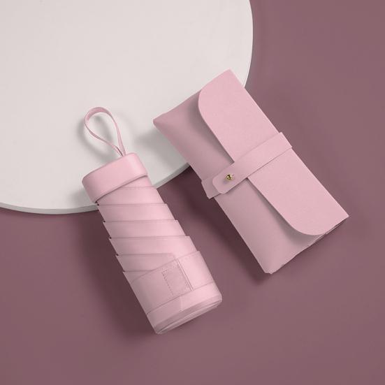 Мини-зонт с защитой от УФ-излучения, портативный солнцезащитный зонт, ветрозащитный, легкий, водонепроницаемый, складной зонт от солнца и дождя