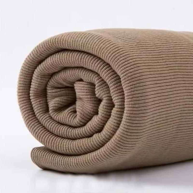 20x120cm Plain Knitted Rib Trims Fabric Baseball Clothes Knitted Rib Cuff Stretchy Fabric Uniforms Solid DIY Cuff 1PC