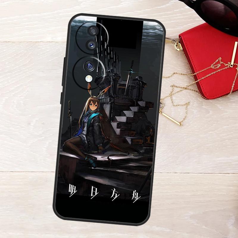 Чехол Amiya Ansel Arknights для Honor 400 Pro 200 50 70 90 X9a X9b X9c X9d X8a X8b X8c Magic 7 Lite 5 6 8 Pro
