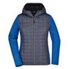 James and Nicholson Womens/Ladies Knitted Hybrid Jacket