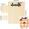 Donut Display Stand Wood Doughnuts Wall Stands Display board for Wedding Party Decoration