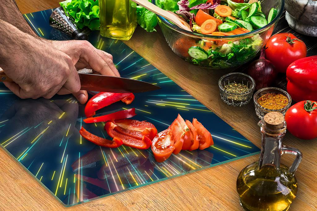 GLASS CUTTING BOARD 35x52 Lights
