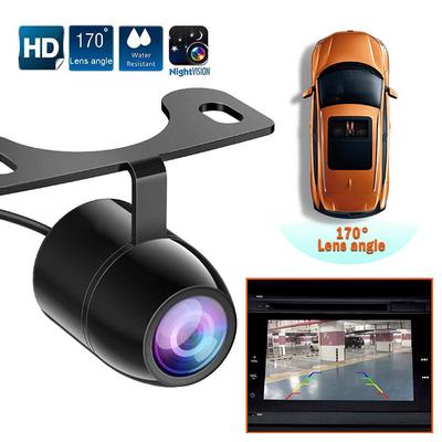 Автомобильная камера заднего вида HD, ночное видение, 170°, широкоугольная камера заднего вида, водонепроницаемая CCD-светодиодная камера с автоматическим резервным копированием, универсальный универсальный монитор
