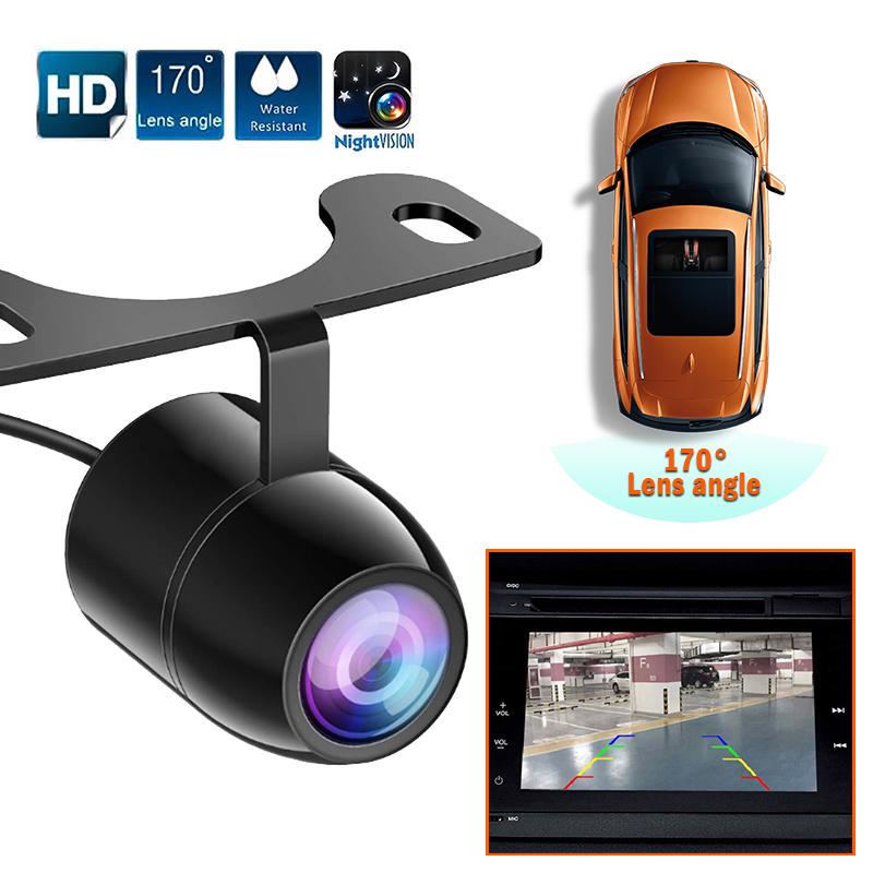 Car Rear View Camera HD Night Vision 170° Wide Angle Reverse Parking Camera Waterproof CCD LED Auto Backup Monitor Universal