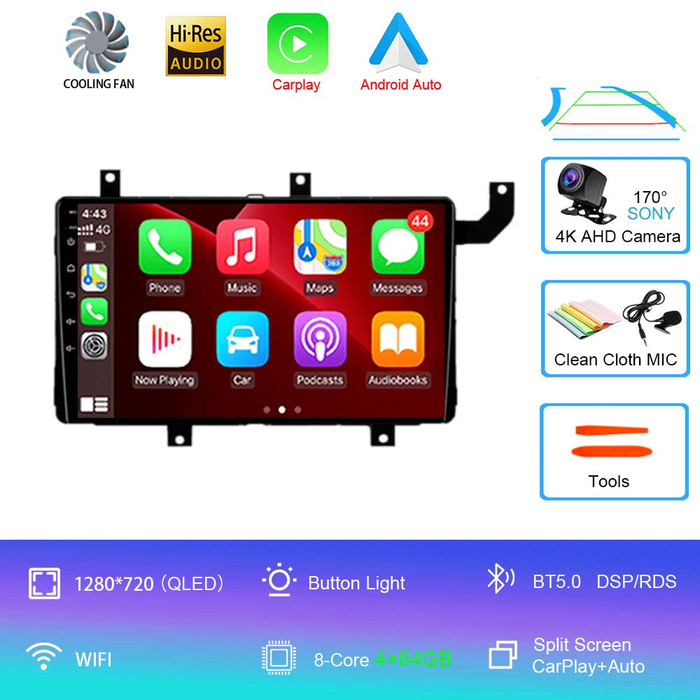Автомагнитола Android 14 Carplay Auto Для Toyota Tacoma N300 2015-2021 Мультимедийный Видеоплеер GPS Навигация Стерео Головное Устройство Аудио