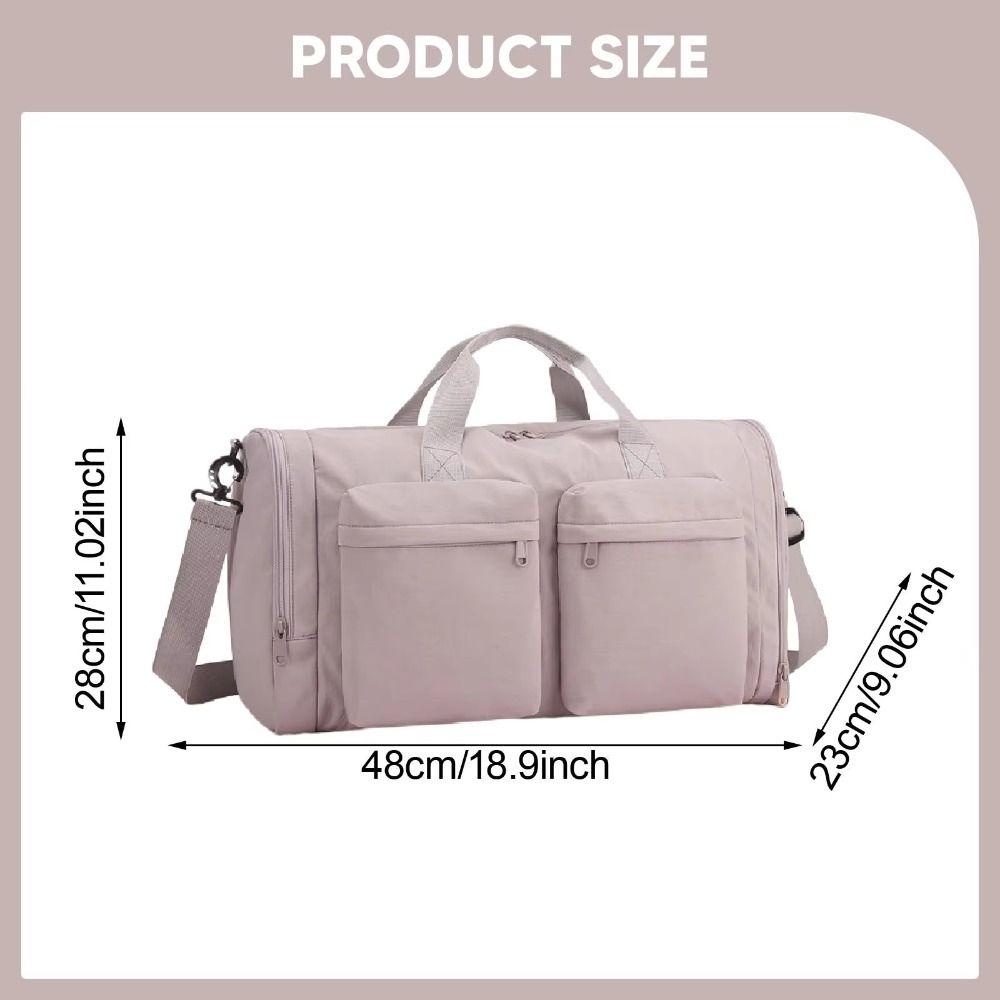 Large Capacity Gym Luggage Shoulder Bag Waterproof Sports Fitness Bag Weekend Handbag Workout