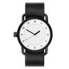 TID Watches 40 мм Белый циферблат Черный кожаный ремешок Черная пряжка Минималистичный дизайн Кварцевый механизм Унисекс Скандинавские часы №1 Вдохновленные Швецией