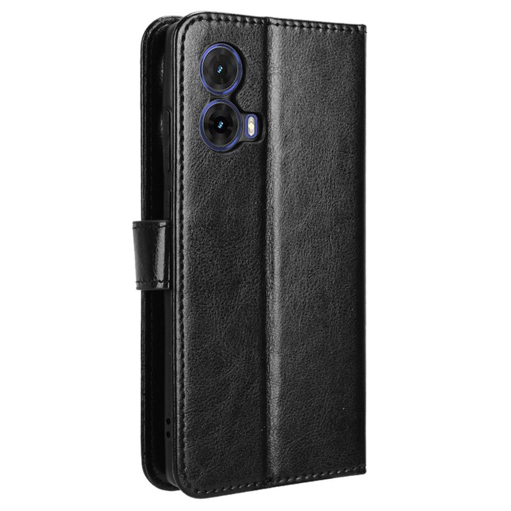 Чехол для Motorola Moto G85 5G/S50 Neo 5G, кожаный флип-чехол с текстурой «Crazy Horse»