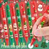 Capybara Christmas Gel Pen: Cartoon Student 0.5mm Black Ballpoint Push Pen - Fun Holiday Stationery Gift