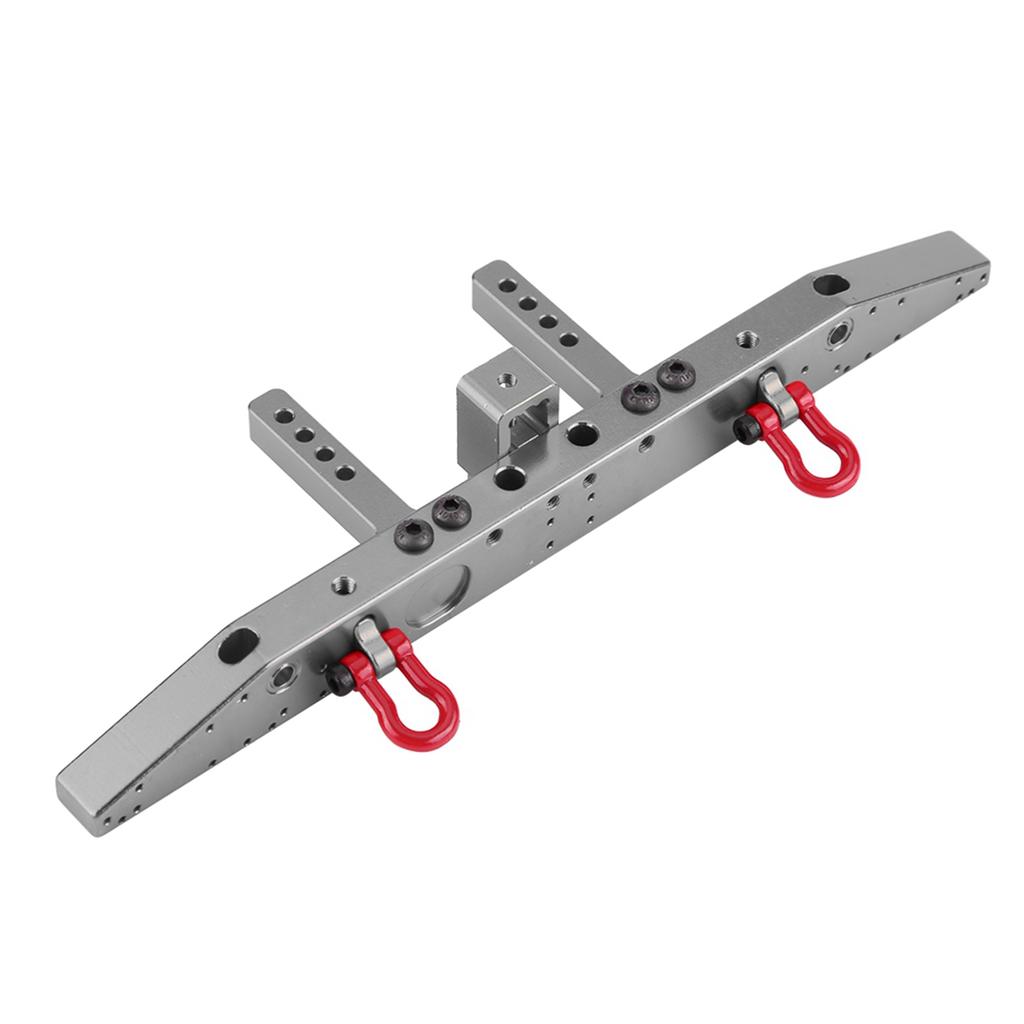 Anti Collision Aluminium Rear Bumper for Traxxax Trx 4 RC Crawler Cars (Titanium Gray)