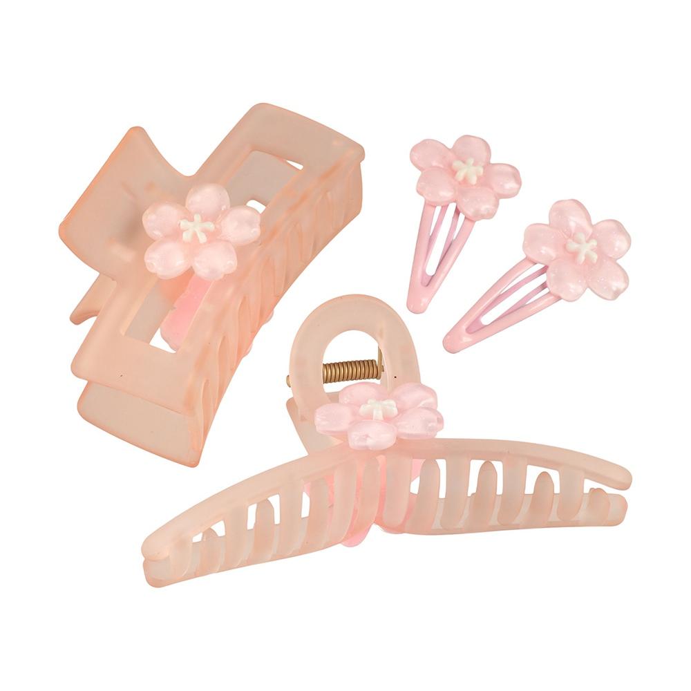 Hair Accessories Sakura Hairpin Cherry Blossom Flower Hair Claw Kawaii Flower Hair Clip Lady