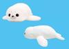 Amuse Fluffy Seal Baby JB Omochi-chan Plush Toy Total Length 42cm 703545