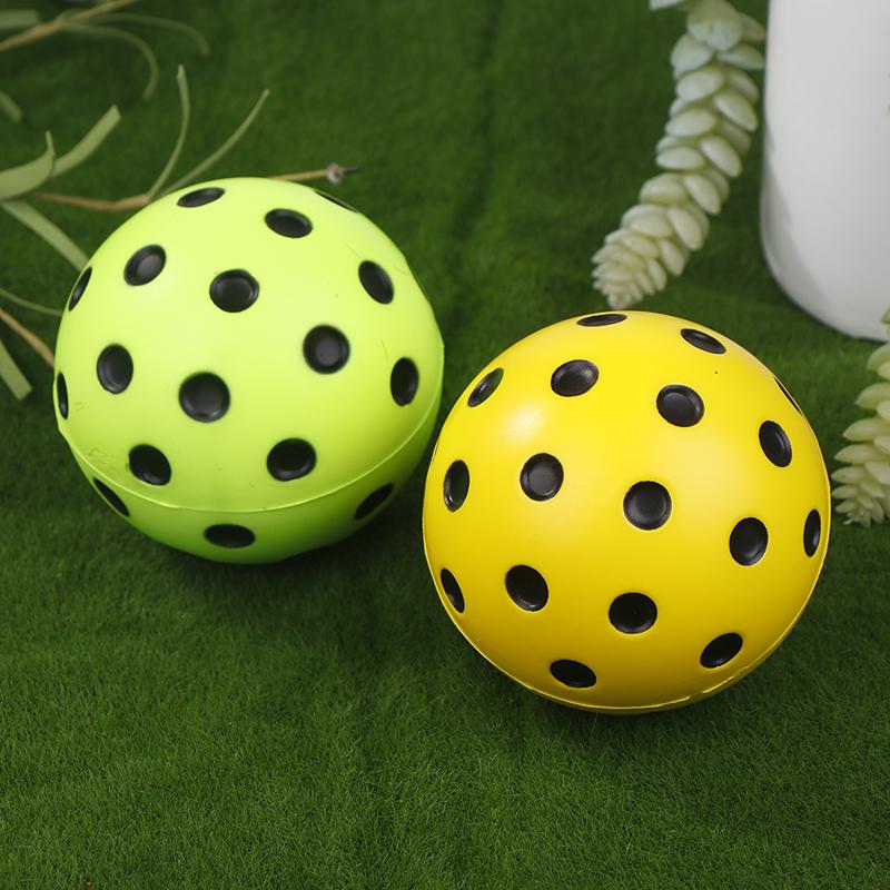 1/3Pcs Durable Indoor Pickleball Balls 74Mm Training Paddle Ball Pu Foam Pickleball Soft Silent For Competition And Practice