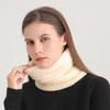 Nwe Solid Winter Warm Neckerchief Korean Knitted Fleecing Thickening Windproof Neck Ring Scarf Women Men Fashion Scarves Muffler
