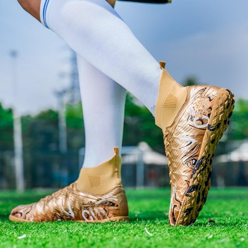 34-46 Унисекс Футбольные бутсы Резиновая Мягкая Подошва Короткие Шипы Искусственный Газон Юношеские Детские Футбольные Бутсы Мальчики Футбольные Бутсы