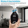 2.4 5G Wifi E27 Bulb Night Vision Camera Surveillance Full Color Automatic Human Tracking 4X Digital Zoom Video Security Monitor