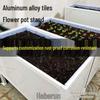 Aluminum Alloy Tile Planter Box Frame for Bonsai & Small Courtyard Planting