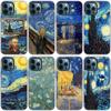Чехол для телефона Van Gogh Starry Sky Art для Apple iPhone 14 13 12 Mini 11 Pro Max 7 8 XR X XS 7 8 Plus SE 2020 2022, черный чехол