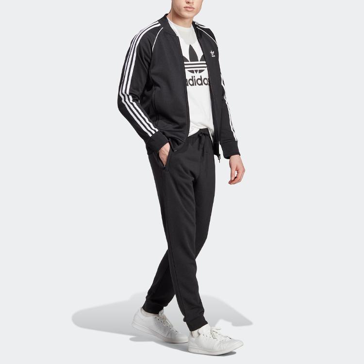 Adidas Мужские джоггеры Originals Essentials+ из конопли с однотонным логотипом, черные HR8616