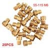 25Pcs Main Jet 55-115 M6 for Dellorto & for Mikuni Carburetors 6mm Main Jets Set Carburetor Injector Nozzle